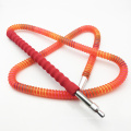 1.8m Red Acrylic Hookah Shisha Hose with Glass Mouthpiece (ES-HH-011-2)